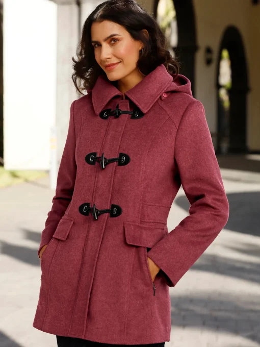 Wolljacke aus Melange-Garn