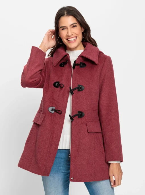 Wolljacke aus Melange-Garn
