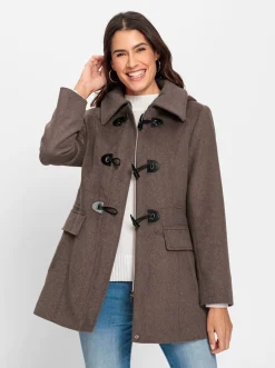 Wolljacke aus Melange-Garn