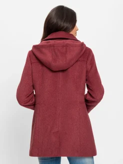 Wolljacke aus Melange-Garn