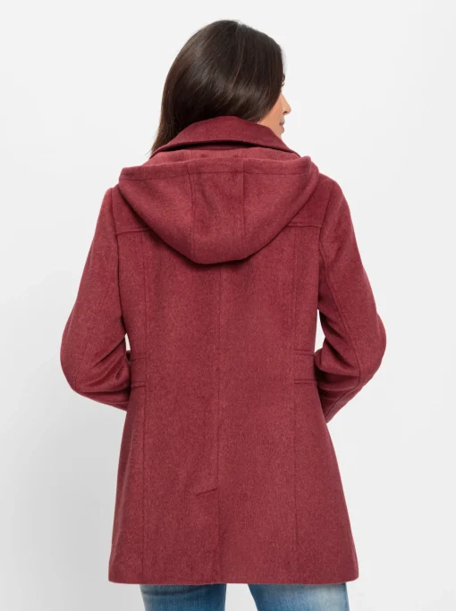Wolljacke aus Melange-Garn
